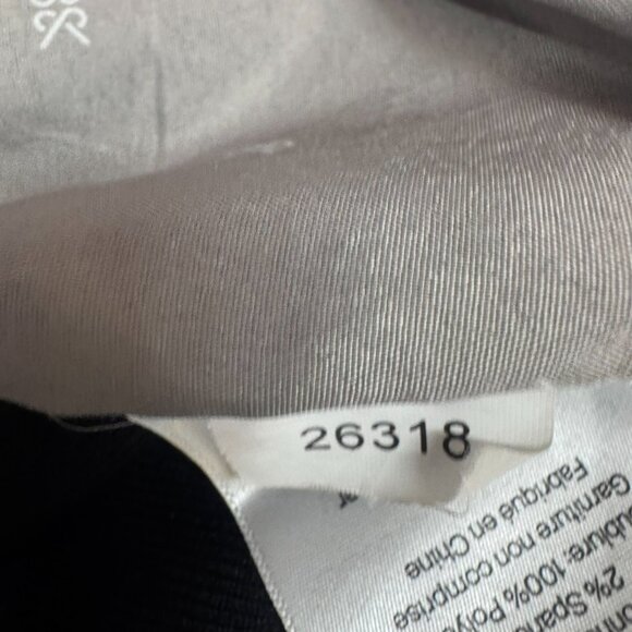 Soia & Kyo Black Lamb Leather Jacket with Knit Panels Size XL - Flaw - Picture 8 of 9